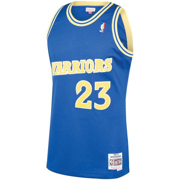 Игровая майка Mitch Richmond Golden State Warriors Mitchell & Ness 1990-91 Hardwood Classics Swingman - Royal - оригинальная джерси НБА