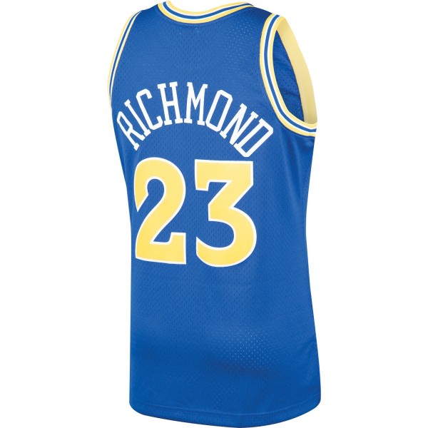 Игровая майка Mitch Richmond Golden State Warriors Mitchell & Ness 1990-91 Hardwood Classics Swingman - Royal - оригинальная джерси НБА