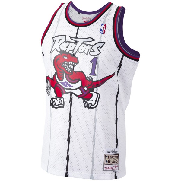 Игровая форма  Tracy McGrady Toronto Raptors Mitchell & Ness 1998-99 Hardwood Classics Swingman Player - White
