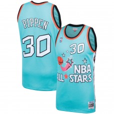 Джерси Eastern Conference Scottie Pippen Mitchell & Ness Teal Hardwood Classics 1996 NBA All-Star Game Swingman