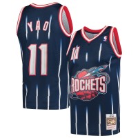 Игровая форма  Yao Ming Houston Rockets Mitchell & Ness Hardwood Classics 2002-03 Swingman - Navy
