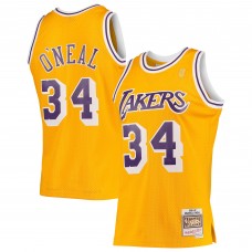 Игровая форма  Shaquille ONeal Los Angeles Lakers Mitchell & Ness Hardwood Classics 1996-97 Swingman - Gold