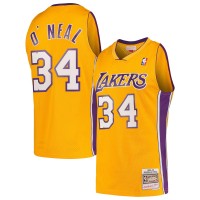 Игровая форма  Shaquille ONeal Los Angeles Lakers Mitchell & Ness Hardwood Classics 1999-00 Swingman - Gold