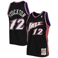 Игровая форма John Stockton Utah Jazz Mitchell & Ness Hardwood Classics 1996-97 Swingman - Black