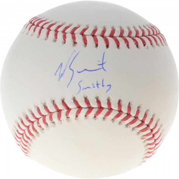 Autographed Los Angeles Dodgers Will Smith Fanatics Authentic Baseball with Smitty Inscription