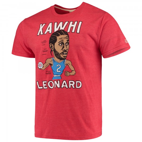 Футболка Kawhi Leonard LA Clippers Caricature - Red