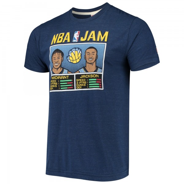 Футболка Ja Morant & Jaren Jackson Jr. Memphis Grizzlies NBA Jam - Navy