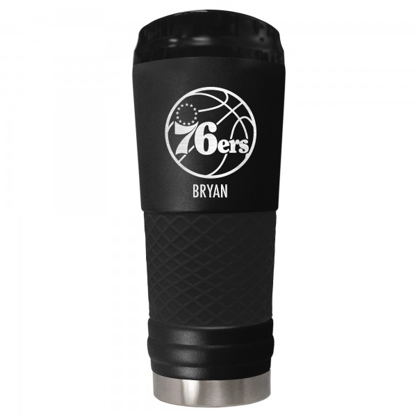 Именной стакан Philadelphia 76ers 24oz. Stealth Draft - Black