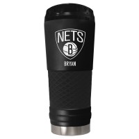 Brooklyn Nets 24oz. Personalized Stealth Draft Tumbler - Black