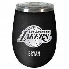 Los Angeles Lakers 12oz. Personalized Stealth Wine Tumbler - Black
