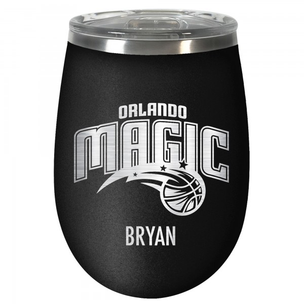 Именной бокал для вина Orlando Magic 12oz. Stealth Wine - Black