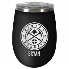 Именной бокал для вина Denver Nuggets 12oz. Stealth Wine - Black
