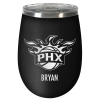 Именной бокал для вина Phoenix Suns 12oz. Stealth Wine - Black