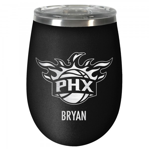 Именной бокал для вина Phoenix Suns 12oz. Stealth Wine - Black