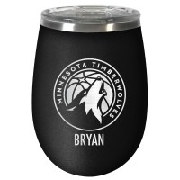 Именной винный бокал Minnesota Timberwolves 12oz. Stealth - Black