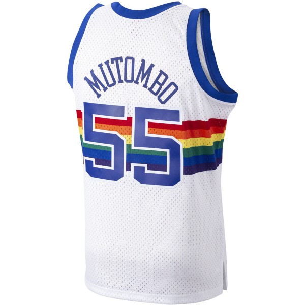 Игровая форма  Dikembe Mutombo Denver Nuggets Mitchell & Ness 1991-92 Hardwood Classics Swingman Player - White