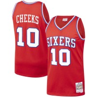 Джерси Philadelphia 76ers Maurice Cheeks Mitchell & Ness Red Hardwood Classics Swingman