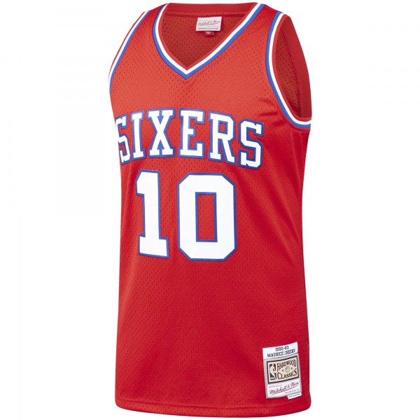 Джерси Philadelphia 76ers Maurice Cheeks Mitchell & Ness Red Hardwood Classics Swingman