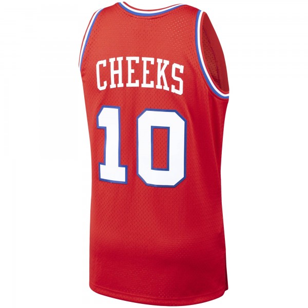 Джерси Philadelphia 76ers Maurice Cheeks Mitchell & Ness Red Hardwood Classics Swingman