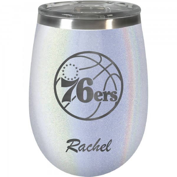 Именной бокал для вина Philadelphia 76ers 12oz. Opal