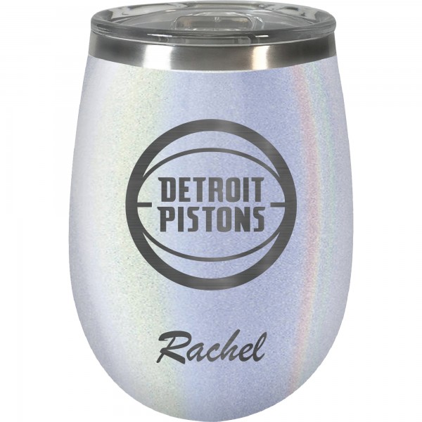 Именной бокал для вина Detroit Pistons 12oz. Opal