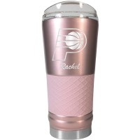 Indiana Pacers 24oz. Personalized Rose Gold Draft Tumbler
