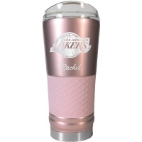 Los Angeles Lakers 24oz. Personalized Rose Gold Draft Tumbler