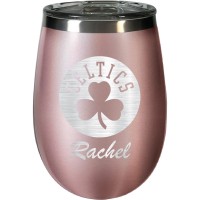 Именной бокал для вина Boston Celtics 12oz. Rose Gold