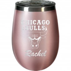 Именной бокал для вина Chicago Bulls 12oz. Rose Gold
