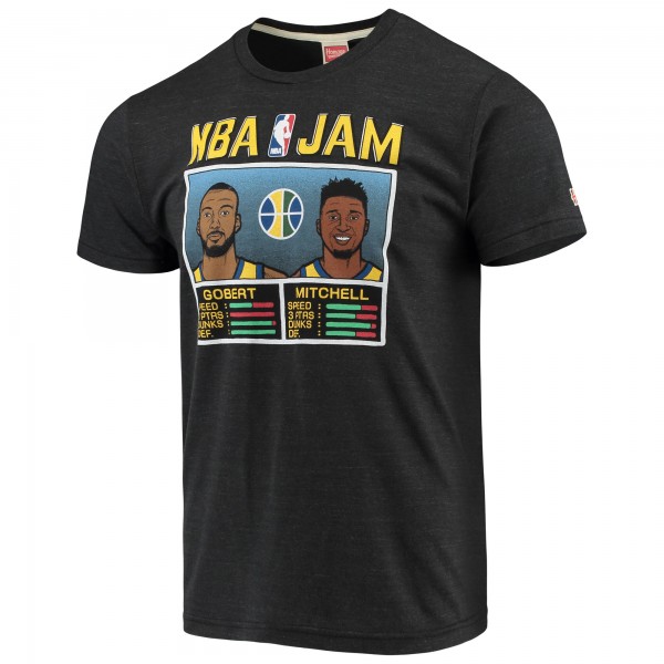 Футболка Donovan Mitchell & Rudy Gobert Utah Jazz NBA Jam - Charcoal