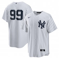 New York Yankees Aaron Judge Nike White Home Replica Player Name Jersey