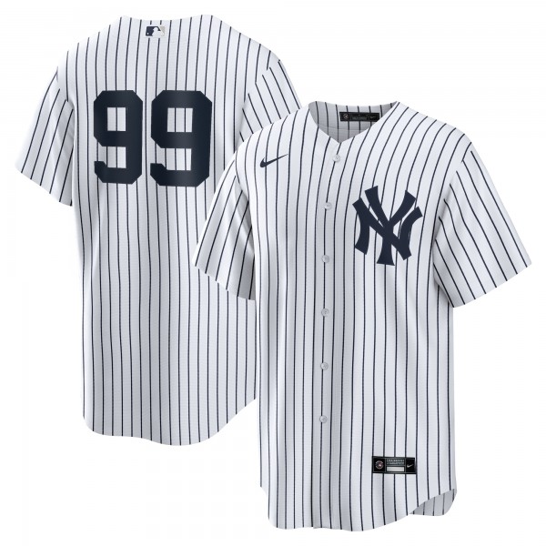 New York Yankees Aaron Judge Nike White Home Replica Player Name Jersey