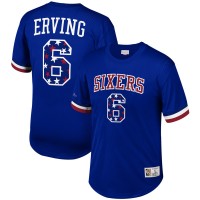 Футболка Julius Erving Philadelphia 76ers Mitchell & Ness - Royal