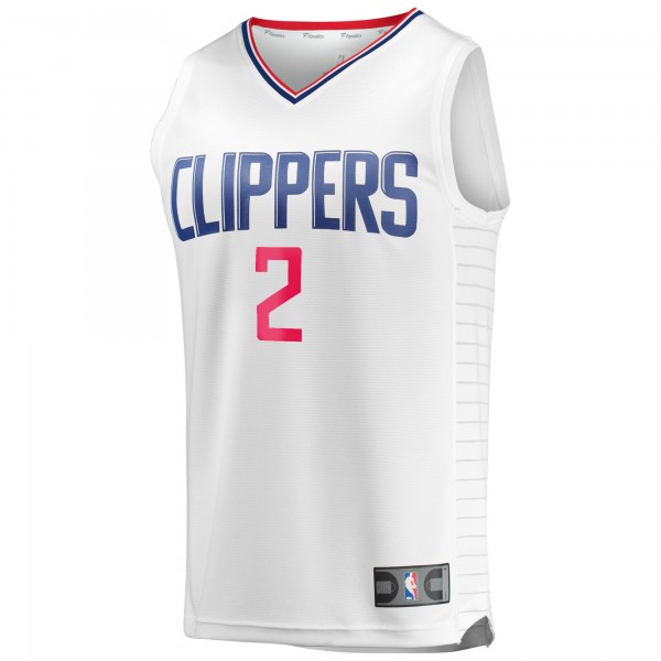 Игровая майка Kawhi Leonard LA Clippers Fast Break Replica - White - Association Edition - оригинальная джерси НБА