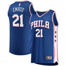 Джерси Philadelphia 76ers Joel Embiid Fanatics Royal Fast Break Replica Player - Icon Edition
