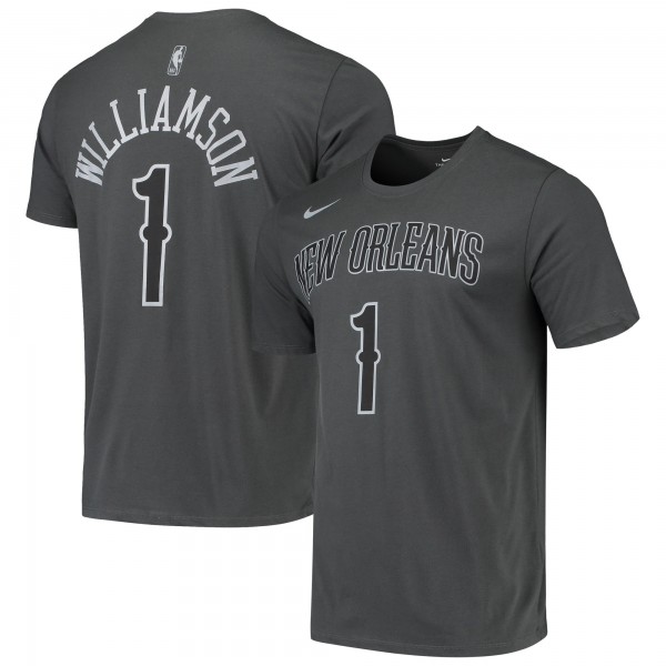 Футболка Zion Williamson New Orleans Pelicans Nike Icon Performance - Gray