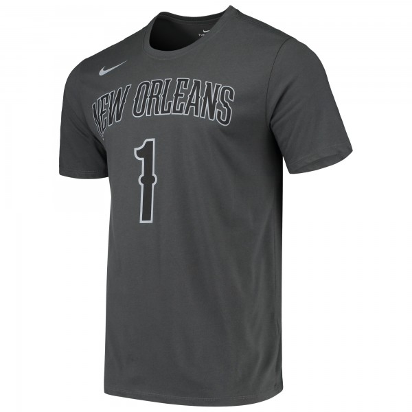 Футболка Zion Williamson New Orleans Pelicans Nike Icon Performance - Gray