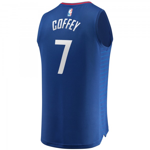Игровая майка Amir Coffey LA Clippers Fast Break Replica Royal - Icon Edition - оригинальная джерси НБА