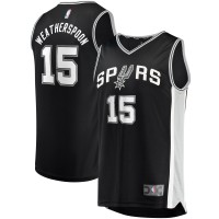 Детская игровая майка Quinndary Weatherspoon San Antonio Spurs Fast Break Replica - Icon Edition - Black