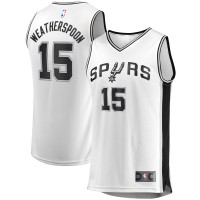 Детская игровая майка Quinndary Weatherspoon San Antonio Spurs Fast Break Replica White - Association Edition