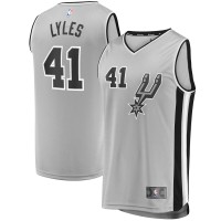 Детская игровая майка Trey Lyles San Antonio Spurs Fast Break Replica Silver - Statement Edition