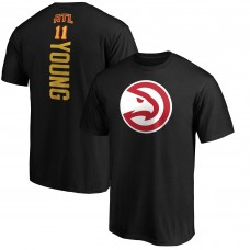 Футболка Trae Young Atlanta Hawks Team Playmaker Name & Number - Black