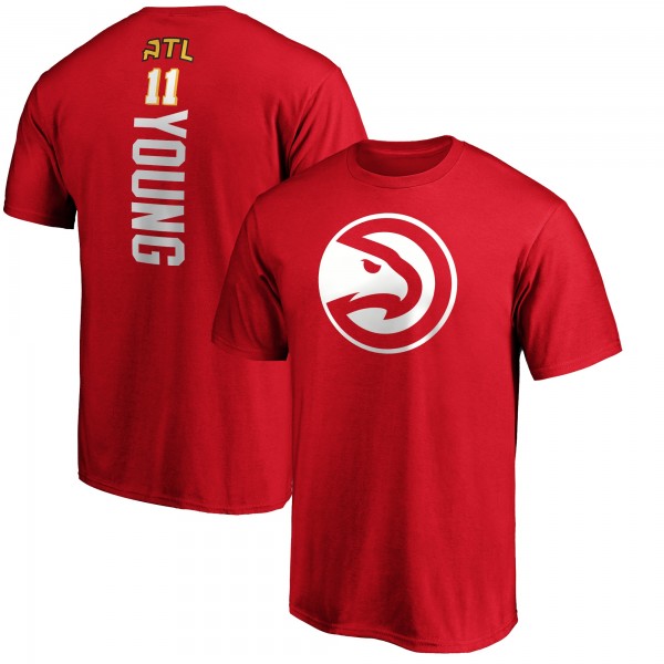 Футболка Trae Young Atlanta Hawks Playmaker Name & Number - Red