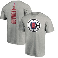 Футболка Kawhi Leonard LA Clippers Playmaker Team - Heathered Gray