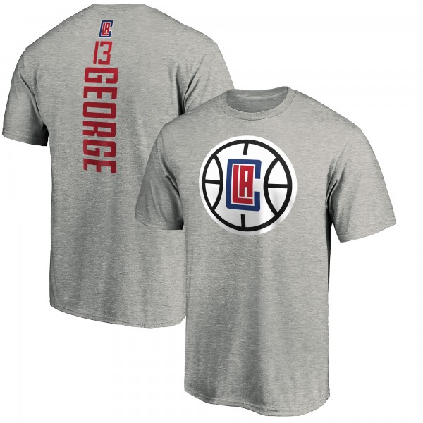 Футболка Paul George LA Clippers Playmaker Team - Heathered Gray