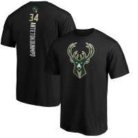 Футболка Giannis Antetokounmpo Milwaukee Bucks - Black