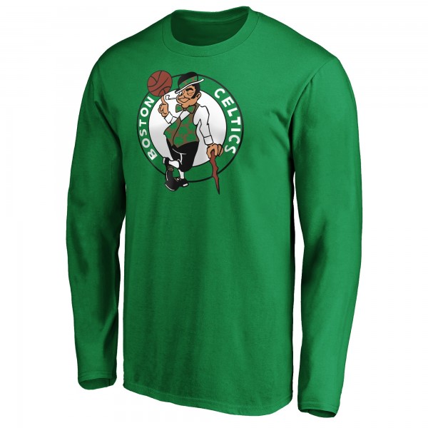 Футболка с длинным рукавом Jayson Tatum Boston Celtics Playmaker Name & Number - Kelly Green