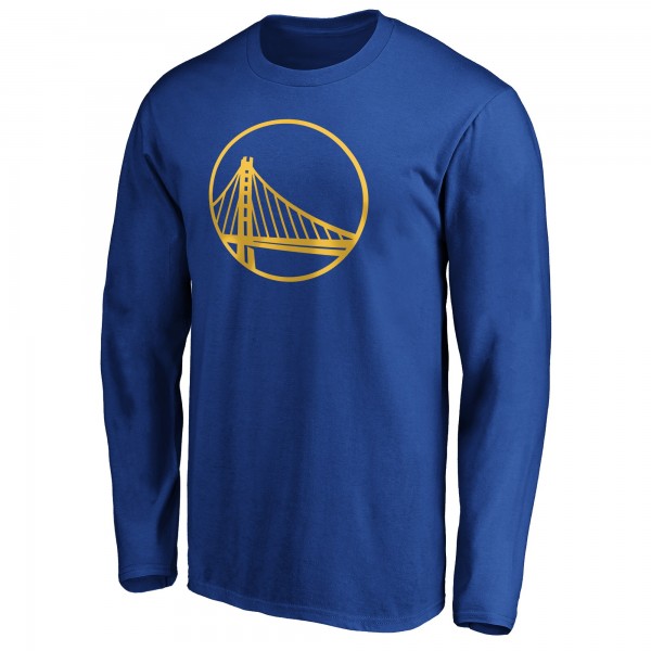 Футболка с длинным рукавом Stephen Curry Golden State Warriors Playmaker Name & Number - Royal