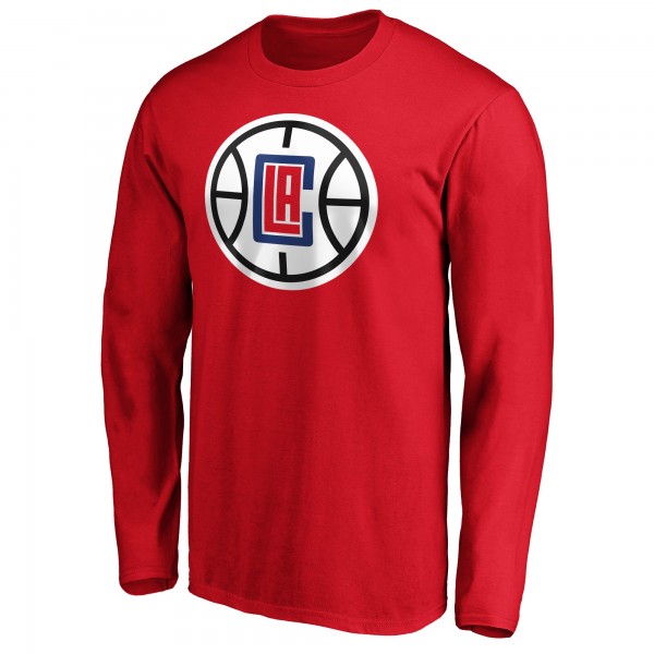 Футболка с длинным рукавом Kawhi Leonard LA Clippers Playmaker Name & Number - Red