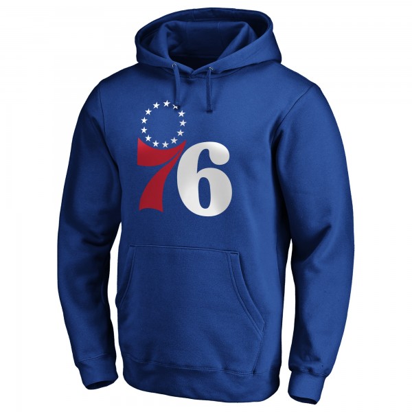 Philadelphia 76ers Joel Embiid Royal Playmaker Name & Number Pullover Hoodie
